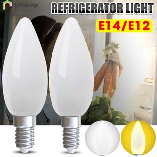 Bóng đèn led e12 / e14 ac 220v ánh sáng trắng / ấm trang trí tủ lạnh