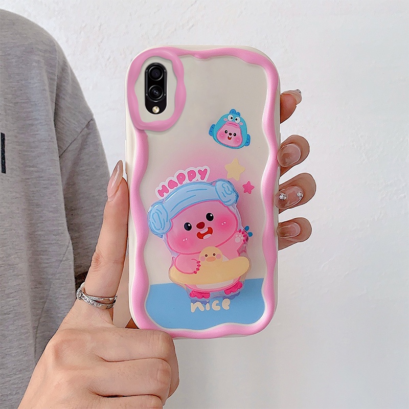 Ốp lưng samsung a10 / m10 Dễ Thương Ốp Điện Thoại Chống Sốc Hình Búp Bê Hoạt Hình 3d Thời Trang Cho samsung a10 / m10
