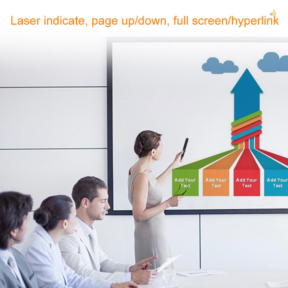 Bút laser Chỉ laser ppt pp-936 2.4g Không Dây Điều Khiển Từ Xa Đa Phương Tiện Cho Trình Phát Trình Hiện Đại