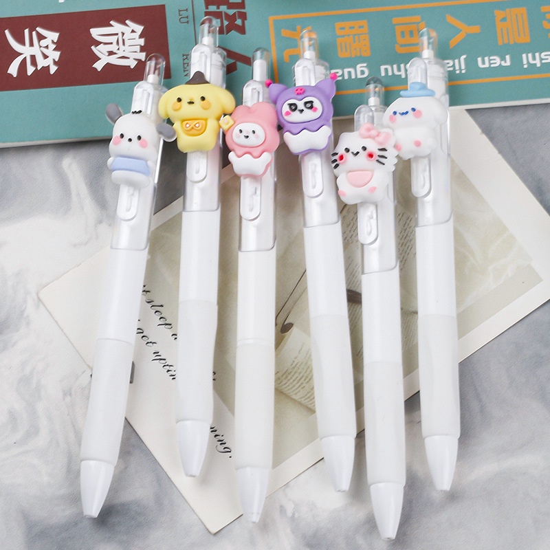 Sanrio Bút Mực gel Họa Tiết Hoạt Hình Dễ Thương Cho Học Sinh