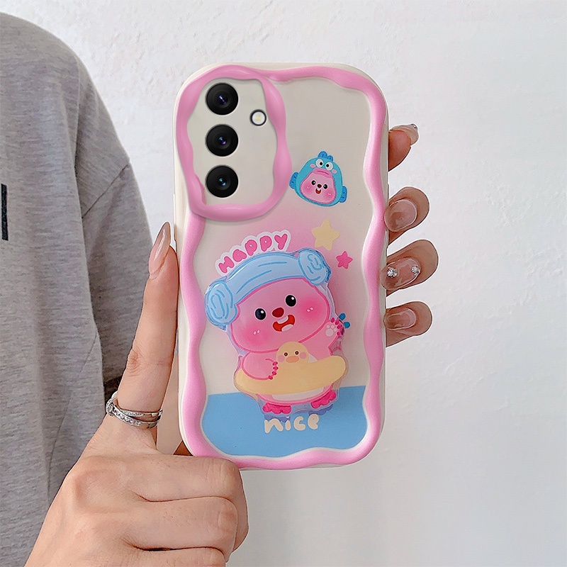 Ốp lưng samsung a24 4g Dễ Thương Ốp Điện Thoại Chống Sốc Hình Búp Bê Hoạt Hình 3d Thời Trang Cho samsung a24 4g