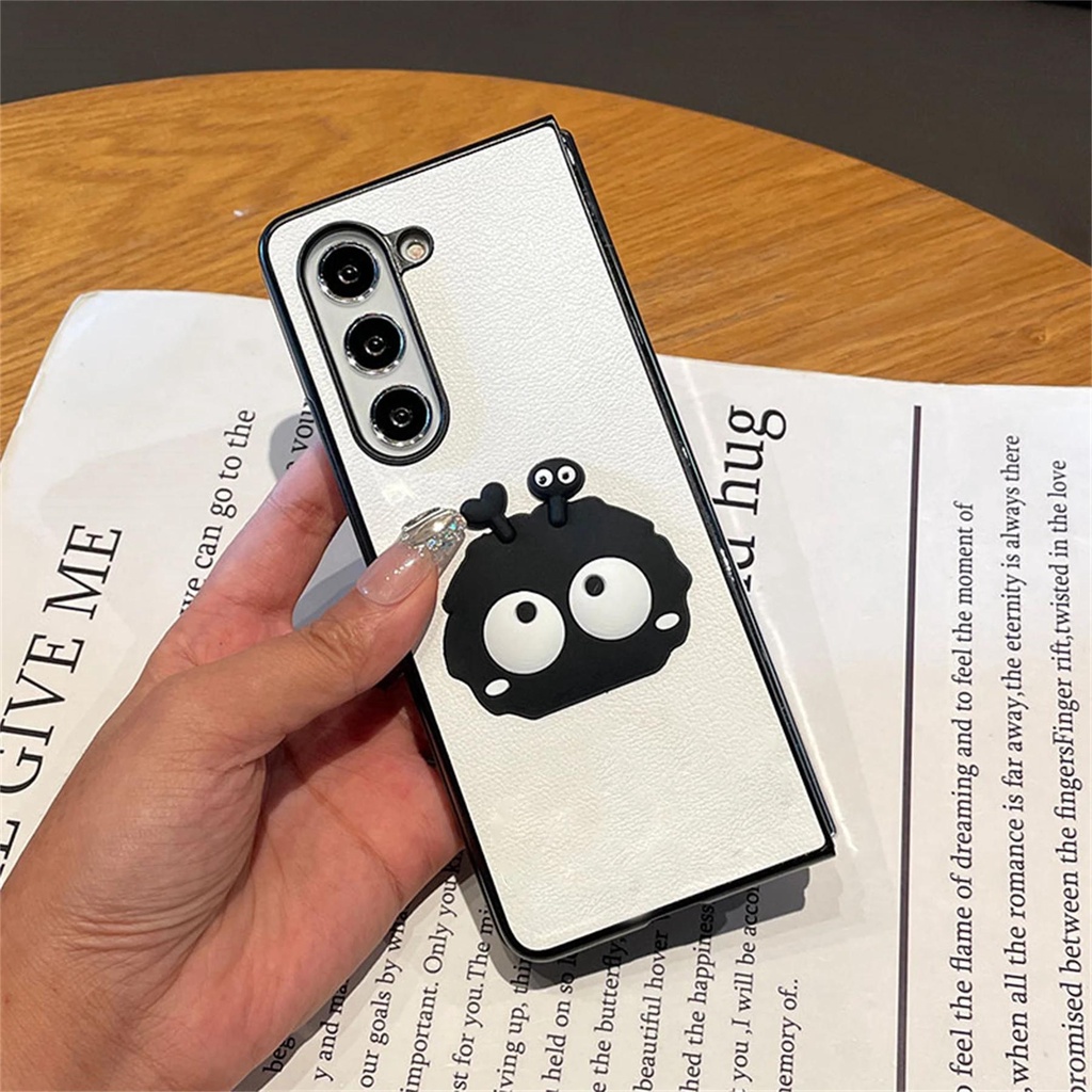 Bao Da Điện Thoại Chống Sốc Họa Tiết Hoạt Hình Phong Cách Hàn Quốc Cho samsung galaxy z fold 5 4 3 2 5g z Fold4 zfold5 Ốp