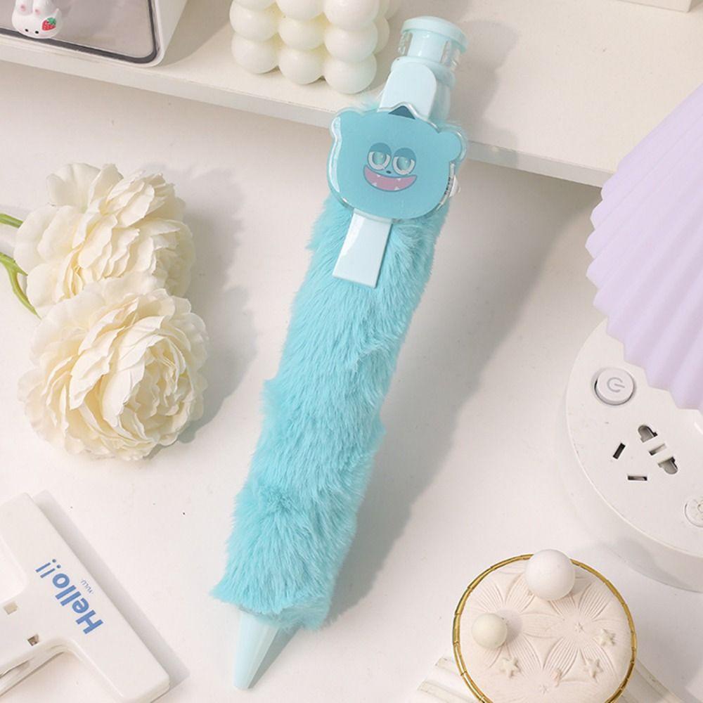 Glenes Bút Lông Khổng Lồ Ngòi 1.0mm 11cm 4 Màu Họa Tiết Hoạt Hình