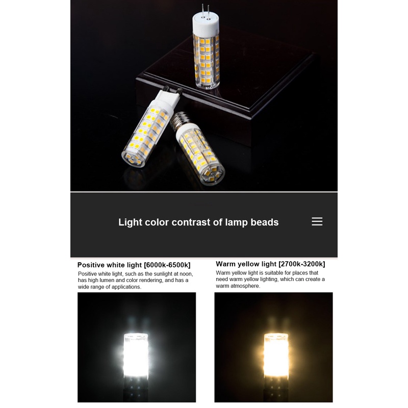 Bóng đèn siêu sáng Thân thiện với môi trường Đèn LED hiệu suất cao Tiết kiệm năng lượng Ánh sáng dịu và ấm áp G9 Spotlight 220V G9 Bóng đèn LED cho phòng khách Lớp phủ siêu sáng