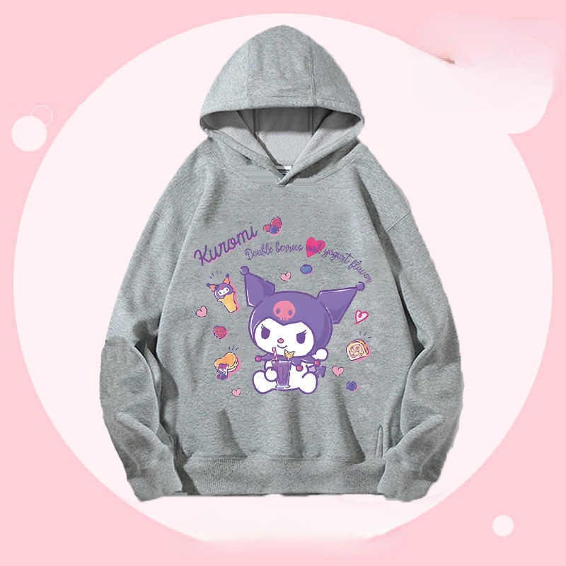 Áo Hoodie Phong Cách kuromi Thời Trang Xuân Thu Mới 2023 Dành Cho Bé Gái