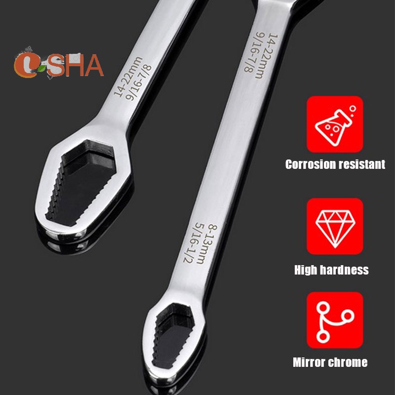 Cờ Lê Hai Đầu Đa Năng 8mm-22mm Tự Đóng Mở