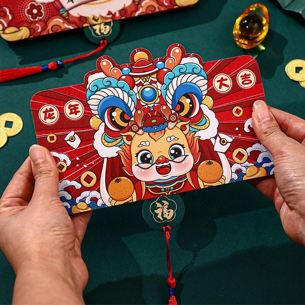 Btlimer 1 Bao Lì Xì Màu Đỏ Phong Cách Trung Hoa Dùng Trong Lễ Hội Mùa Xuân