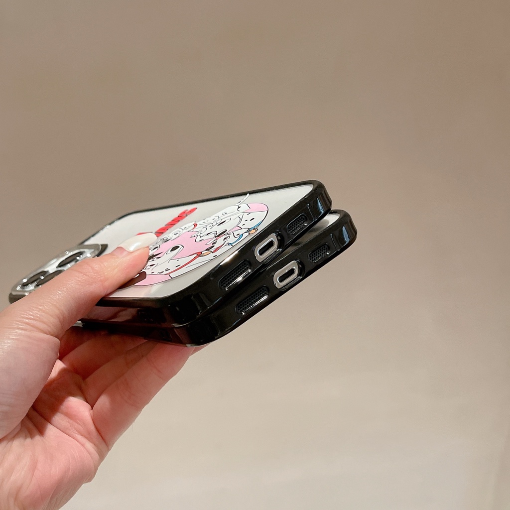 Ốp Điện Thoại tpu acrylic Màu Trơn Cho iphone 12 / 13 / 14 / 15