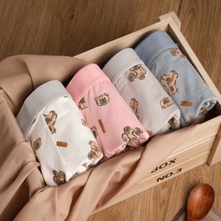 Quần Lót boxer Vải cotton Thoáng Khí Lưng Vừa In Hoạt Hình Gấu Dễ Thương Cho Nam , quần lót nam , quần sịp boxer , quần lót nam cao cấp , boxer nam