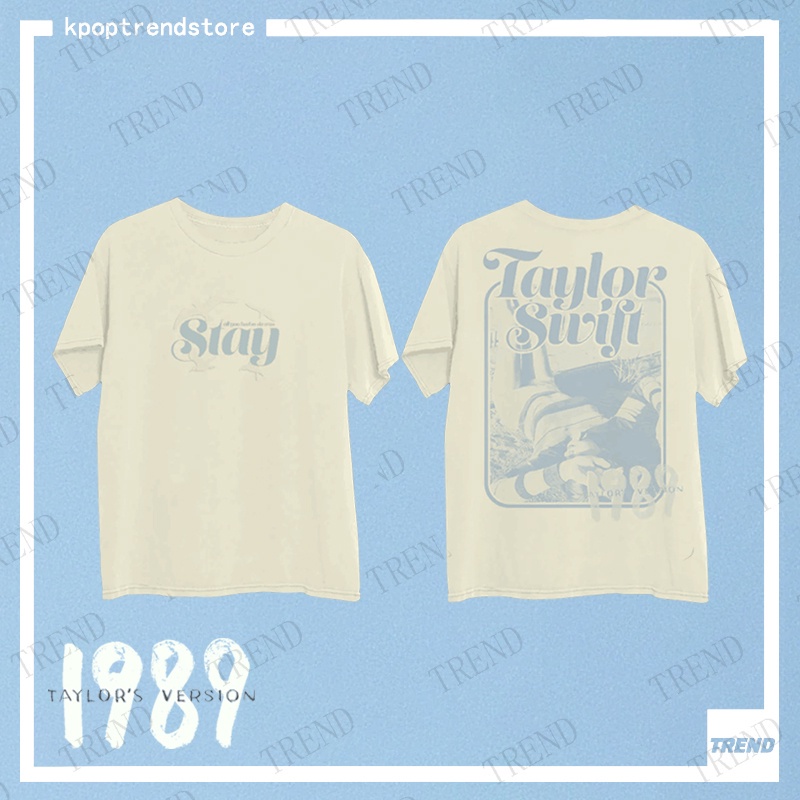 Taylor swift Áo Thun Tay Ngắn Dáng Rộng Phong Cách harajuku Cổ Điển Thời Trang Cho Nam Và Nữ 1989