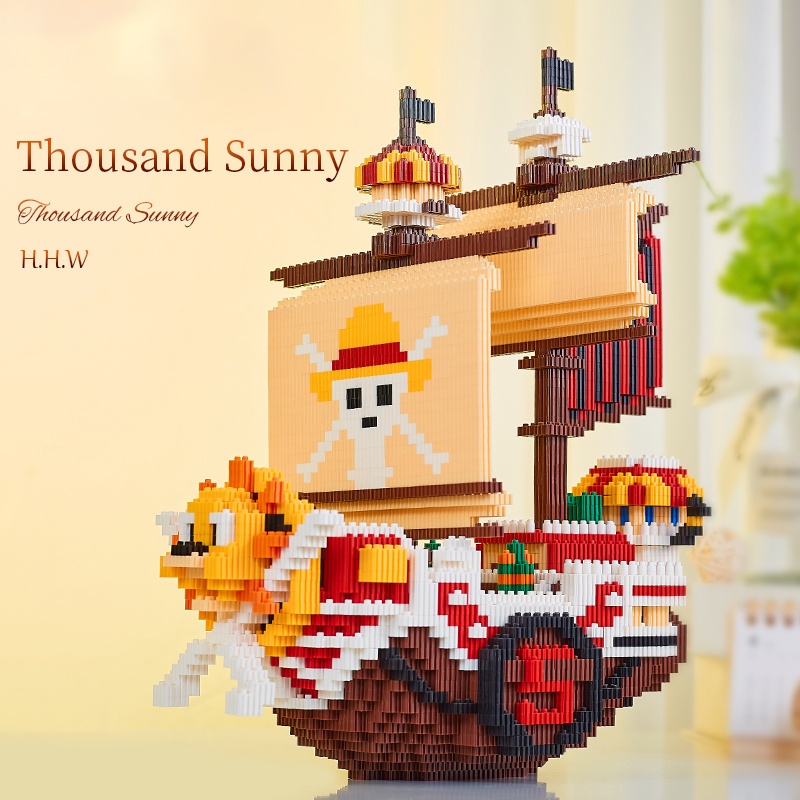 Đồ chơi lắp ráp one piece-mô hình tàu sunny lắp ghép cao cấp giá rẻ, đồ chơi