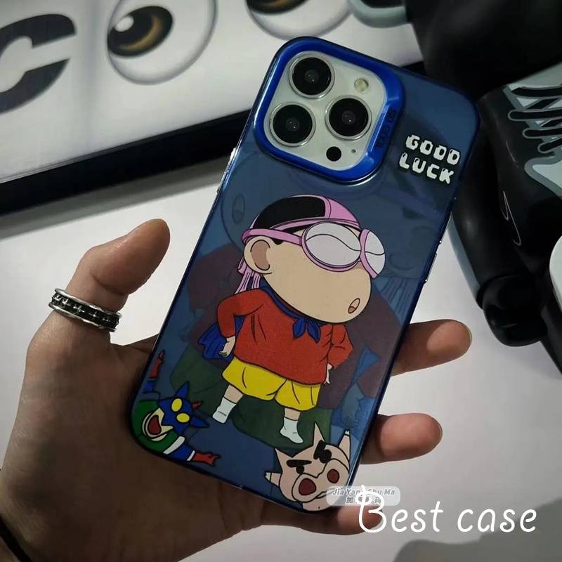 Ốp Điện Thoại Cứng In Hình Cậu Bé Hoạt Hình Cho iphone 11 12 13 14 15 pro max