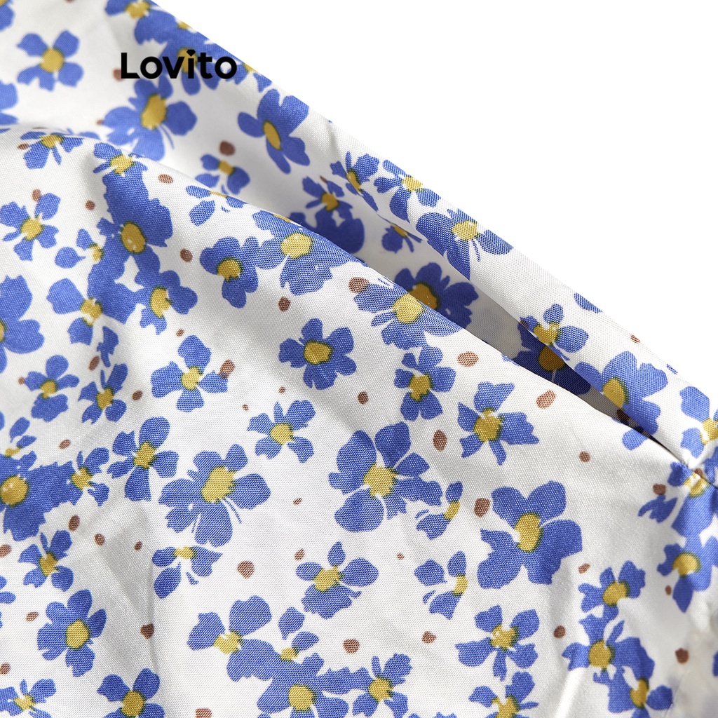 Lovito Váy quấn hoa Ditsy thường ngày cho nữ L68ED342