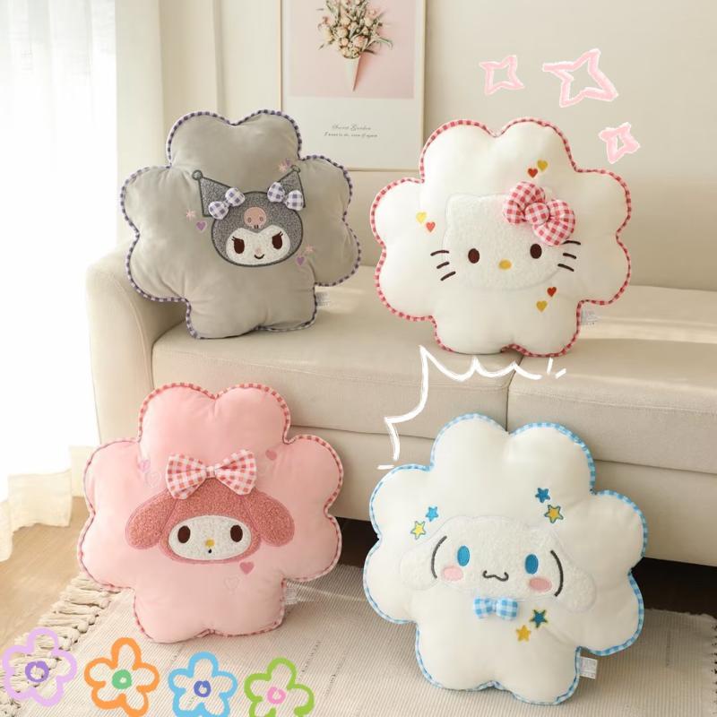 Kuromi sanrio Đệm Lót Lưng Ghế Ngồi Xe Hơi / Văn Phòng Giảm Đau Tiện Dụng
