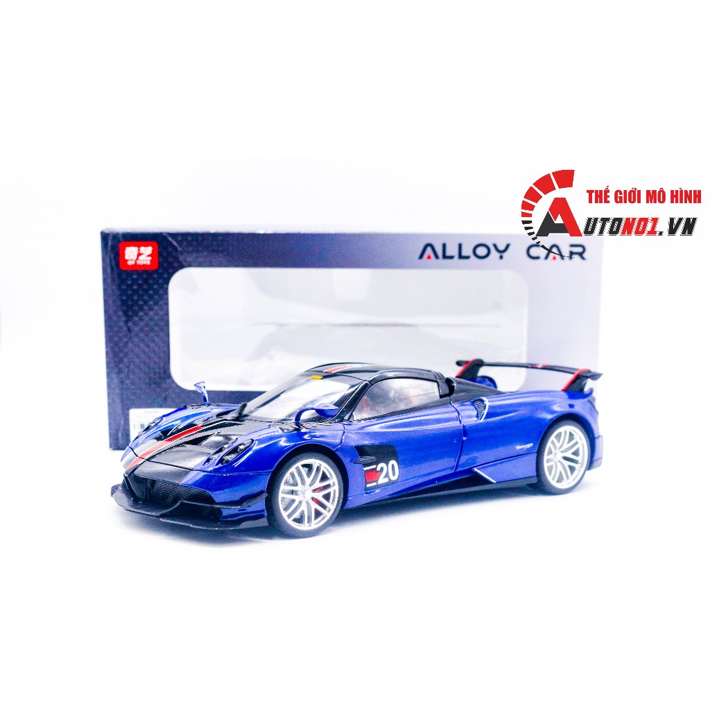 Mô hình siêu xe Pagani Huayra BC mui trần tháo rời được 1:18 Alloy Model OT221Tặng ô tô