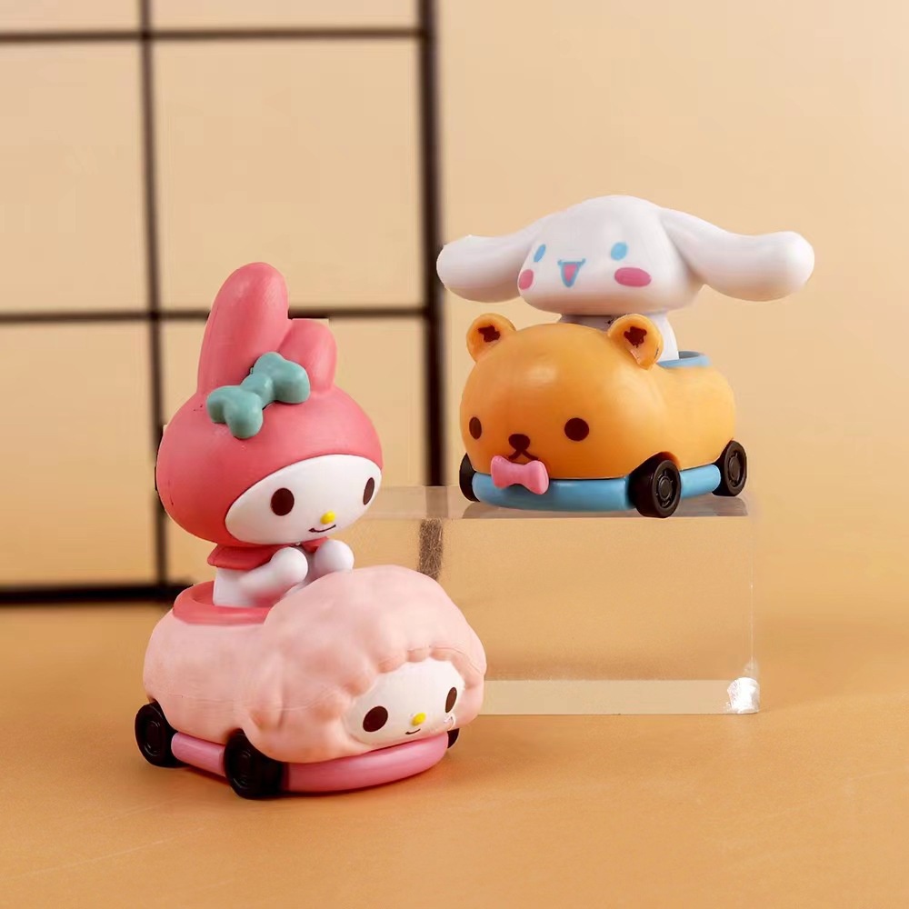 Yyds Bộ 4 Mô Hình Nhân Vật sanrio kitty melody kitty cinnamoroll Trang Trí Bánh Kem Sinh Nhật Cho Bé