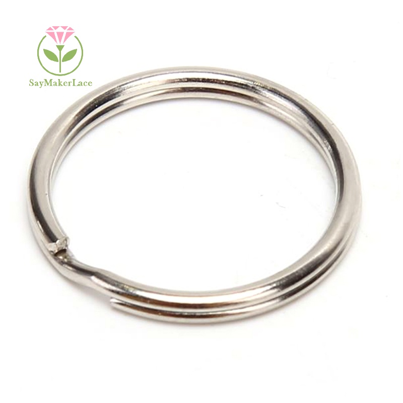Set 100 Móc Khóa Kim Loại Tự Làm Vòng Nhẫn Tiện Dụng