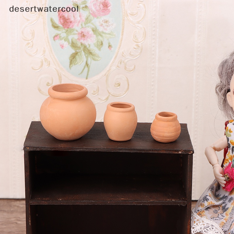 1 Hũ Đất Sét mini Trang Trí Nhà Búp Bê