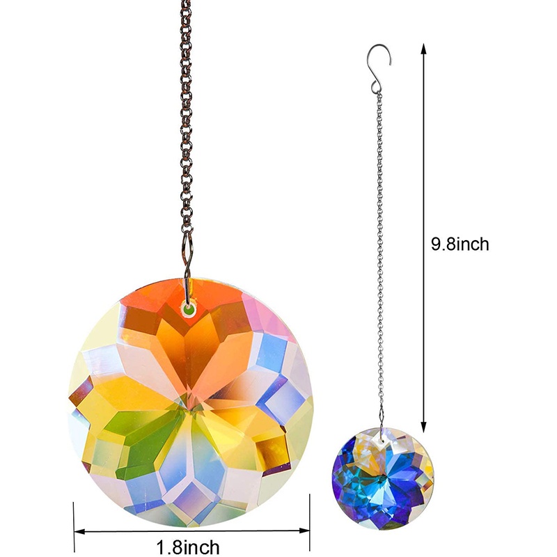 New Suncatcher Crystal Sun Catcher Prism Crystal Hanging Window Lighting Pendant