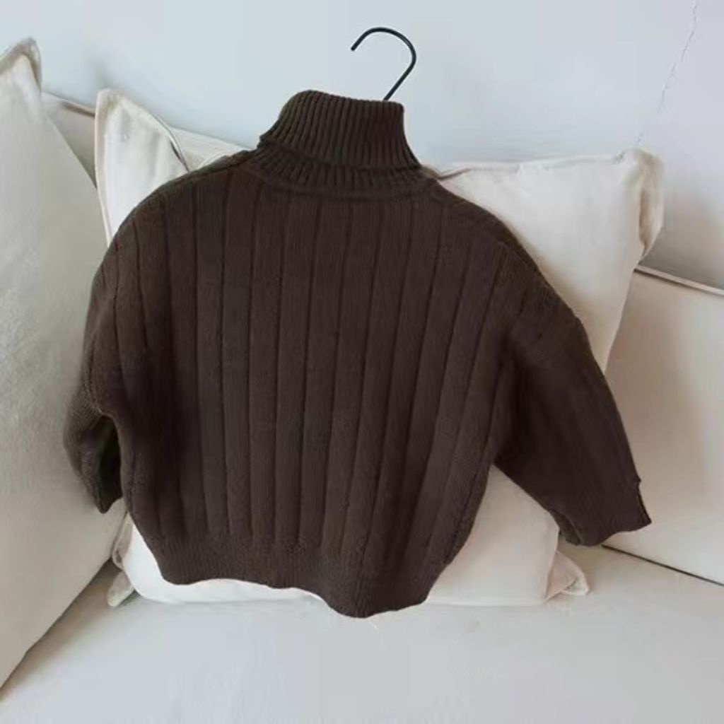One Áo Sweater Lót Lông Cừu Dày Dặn Thời Trang Mùa Đông Cho Bé Trai Và Gái