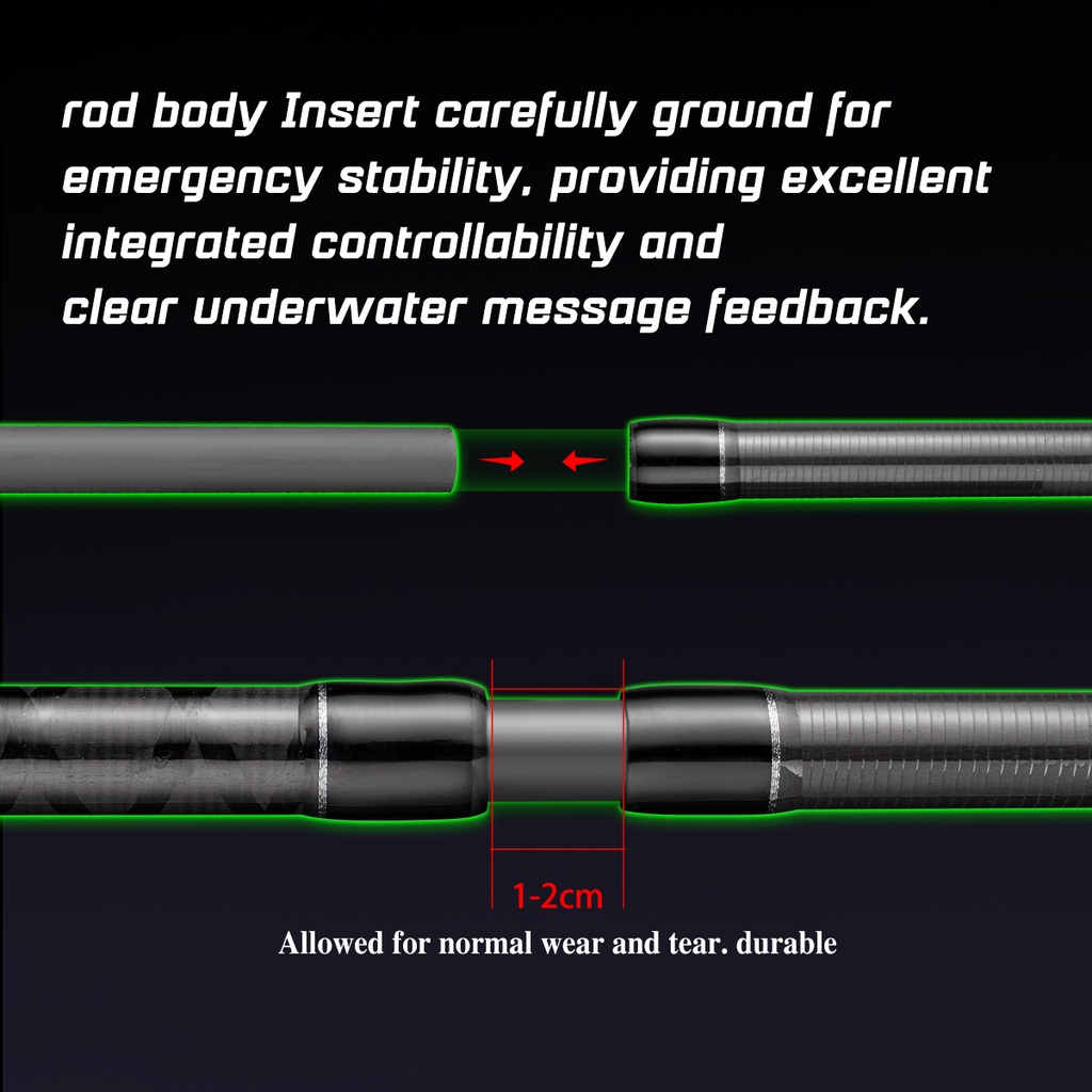 Cần Câu Cá 10ft / 11ft / 12ft 3 Khớp Bằng Sợi carbon Nhẹ Nhàng