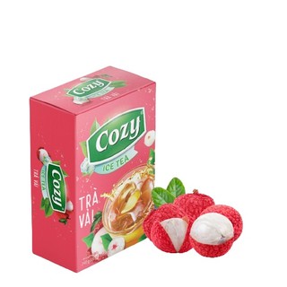 Trà Hoa Qủa COZY ICE TEA  Hòa Tan (Hộp 16 gói x 15gr)