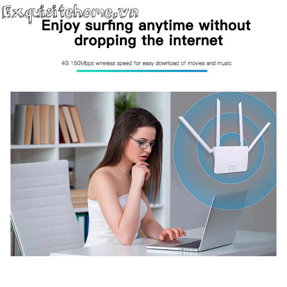 Máy Định Vị Không Dây 150mbps lte cpe rj45 usb 4g Với Khe Thẻ sim