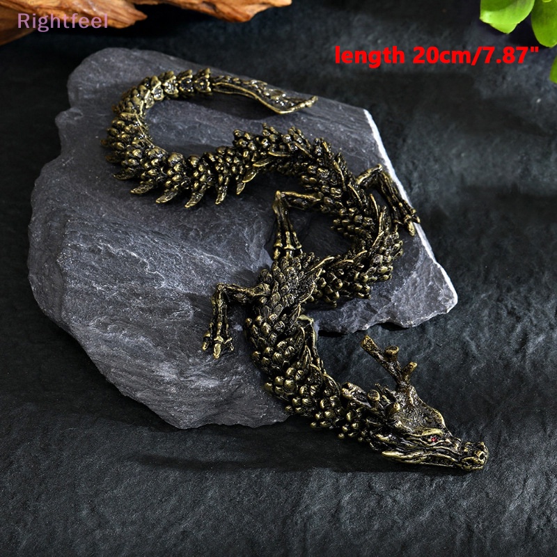 Qfeel Tượng Rồng 3d Trang Trí Bằng Đồng Thau Mới