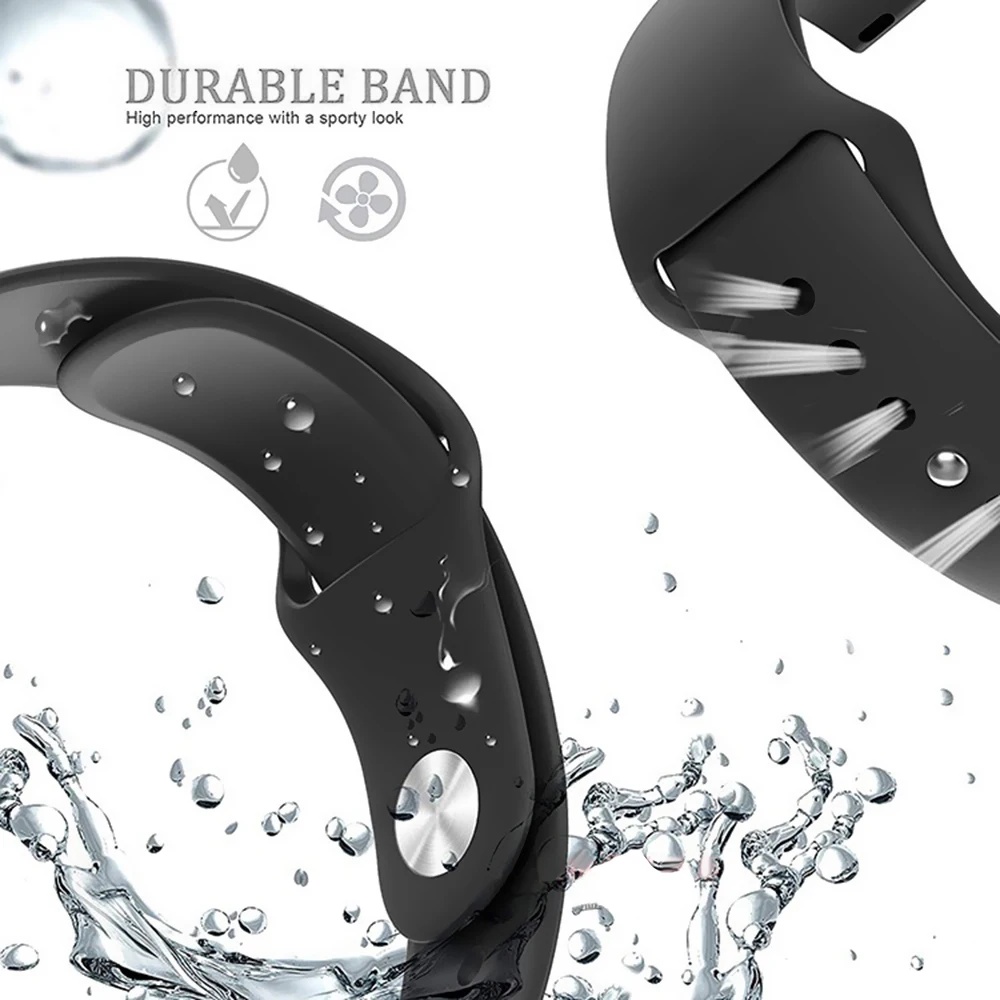Dây Đeo Đồng Hồ Bằng Silicon Mềm Màu Kẹo 18mm 20mm 22mm Cho samsung huami huawei gt4 41mm 46mm garmin haylou