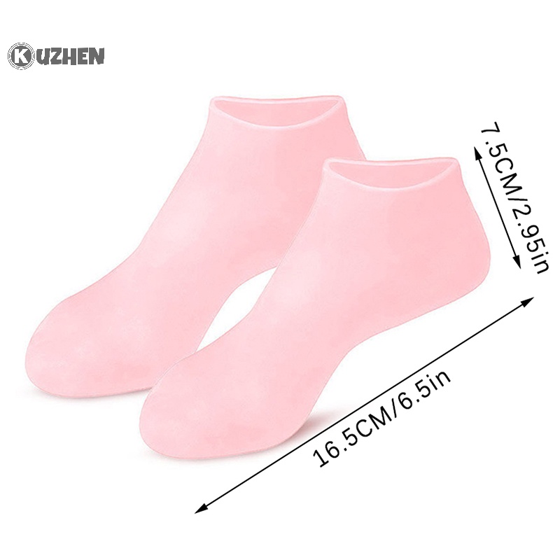 1 Cặp Vớ silicone Tẩy Tế Bào Chết Giảm Đau Và Khô Da kuzhen