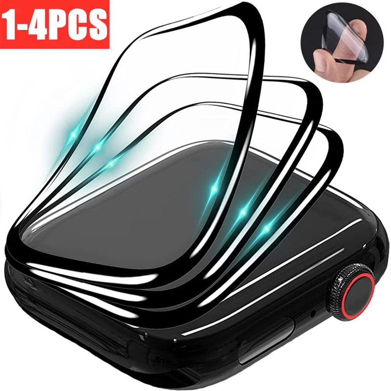 Miếng Dán Bảo Vệ Màn Hình Cong 3d Cho apple watch 44mm 45mm 40mm 41mm 42mm 38mm iwatch series 8 7 se 6 5 4 9 ultra 49mm