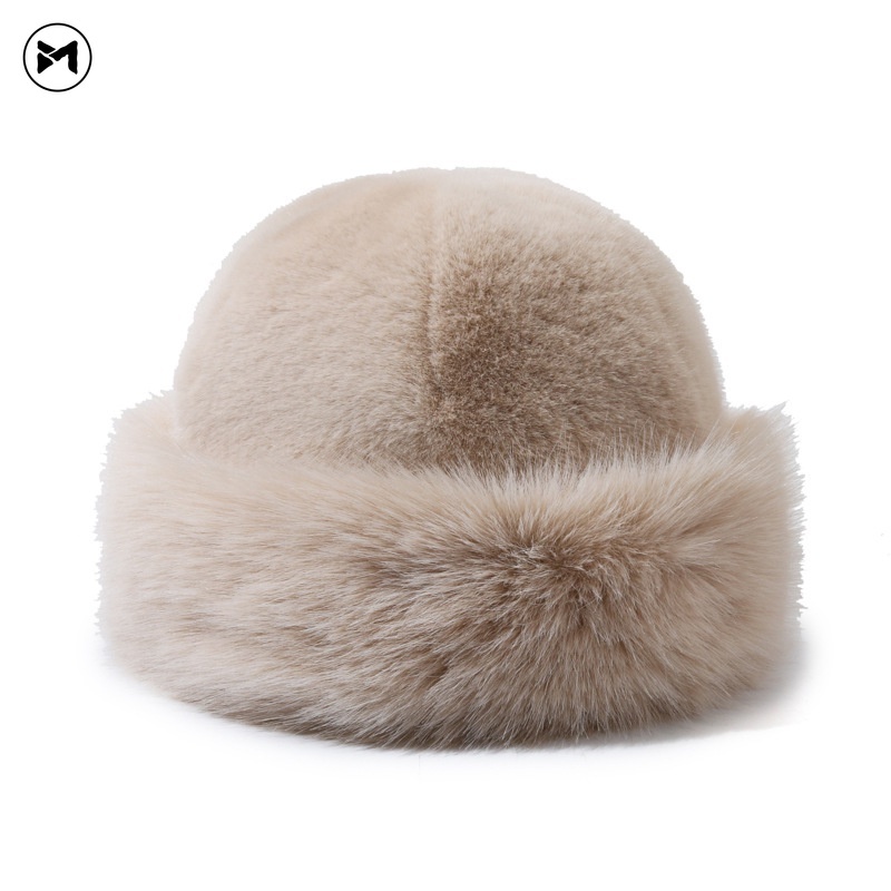 Nón beret Giả Lông Thú Dày Dặn Ấm Áp Thời Trang Mới Năm 2023