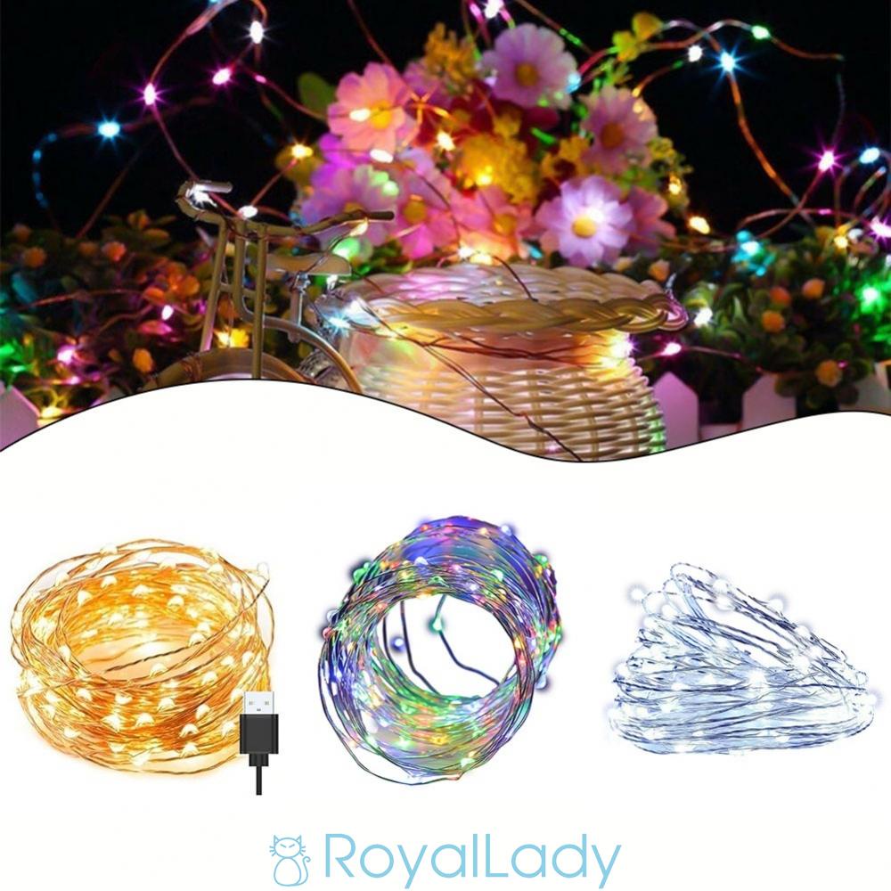 Dây Đèn Led 10m 100 Bóng Trang Trí Sinh Động