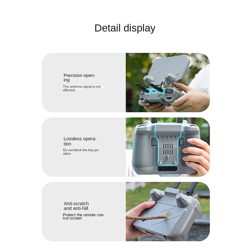 Phù Hợp Loa Che Nắng Kèm Màn Hình Điều Khiển Từ Xa Cho dji mini 4 pro air 3 rc 2