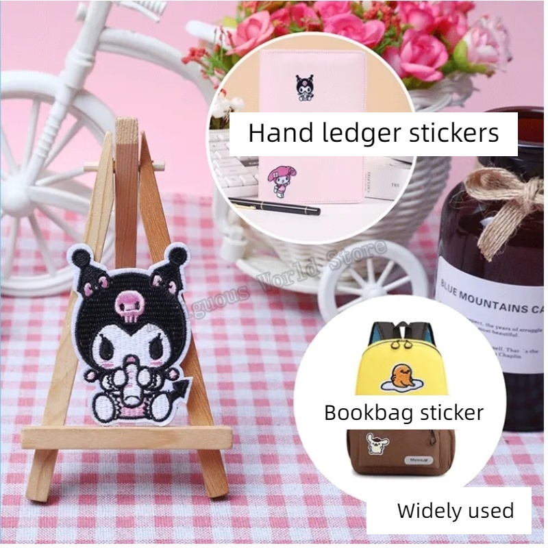 Mới Miếng Dán Ủi Thêu Họa Tiết Hoạt Hình kuromi Dễ Thương