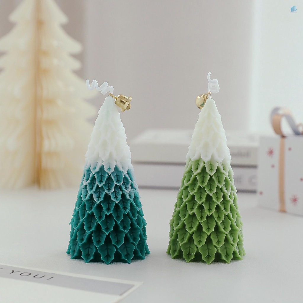 Nến Thơm Không Khói Hình Tháp Cây Thông Cổ Điển Trang Trí Tiệc Cưới / Giáng Sinh / spa