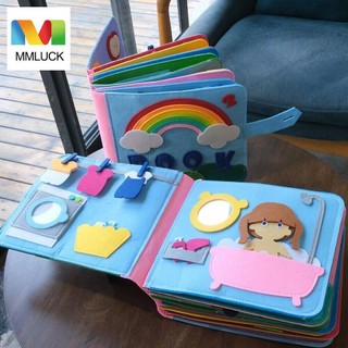 Sách vải nỉ ghép hình 3d giáo dục sớm cho bé