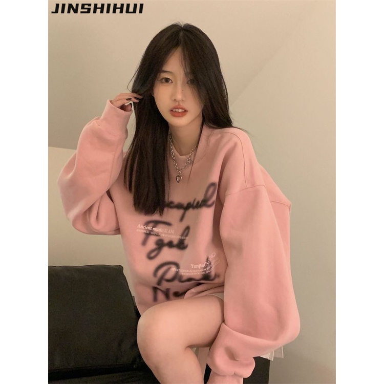 JINSHIHUI Áo Khoác hoodie áo khoác nữ zip hoodie Thoải mái Fashion unique High-quality A28J1A6 45Z231110