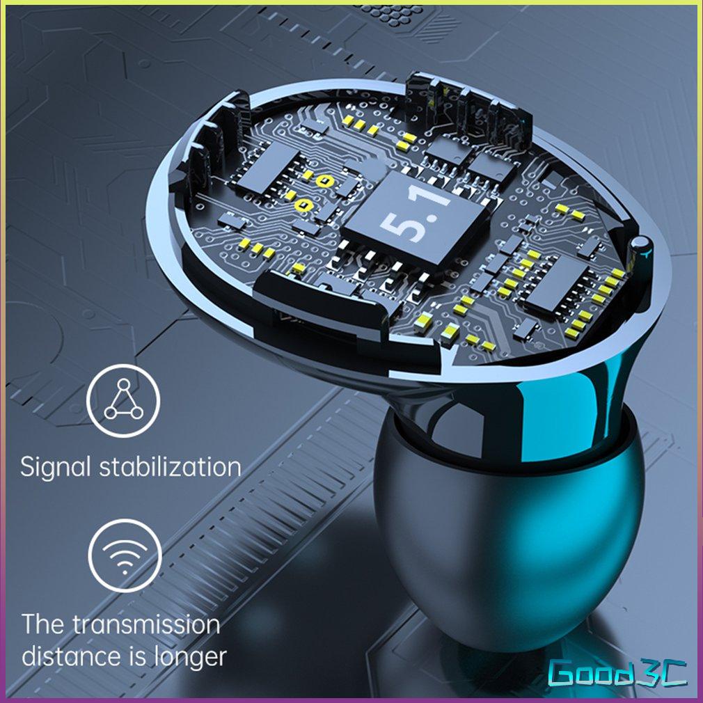 M22 LED Digital Display Earphones Two-person Wireless Couple Earphone