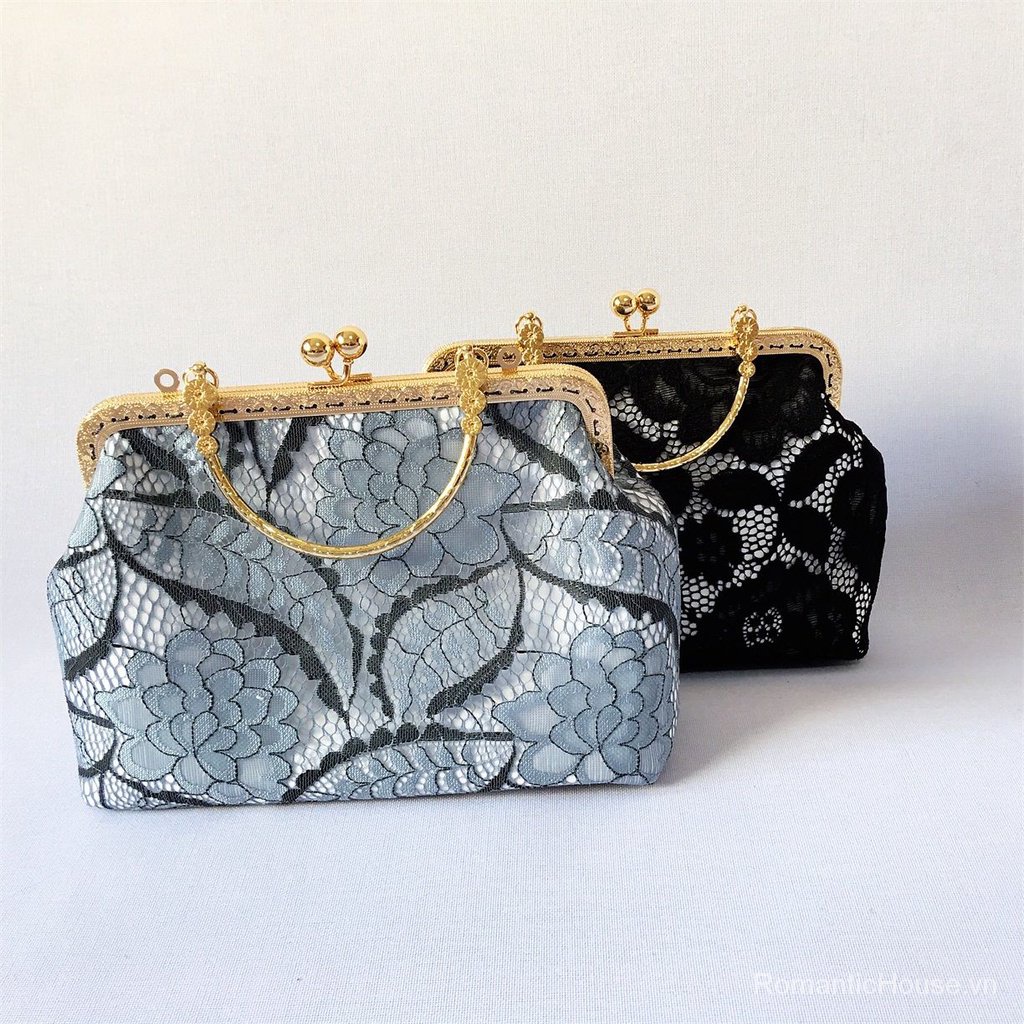 Túi Đeo Chéo Phối Ren Mẫu Mới 2019 Thời Trang Cho Nữ