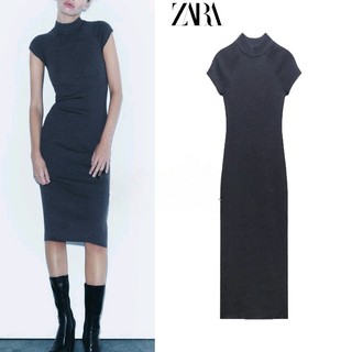 Za Đầm Dệt Kim Cổ Lọ Ôm Dáng Thời Trang Thu Đông Cho Nữ 3519152