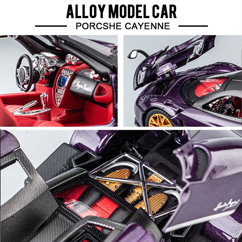 Mô Hình Xe Hơi Thể Thao chezhi pagani Trung Hoa Bằng Hợp Kim Tỉ Lệ 1: 24