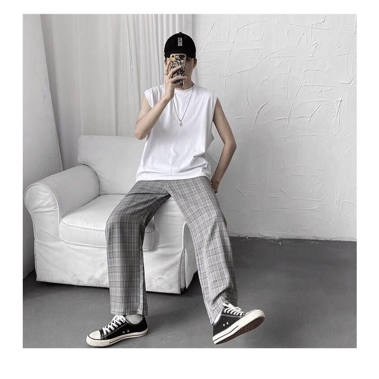 Áo Ba Lỗ Thể Thao plus size Thoáng Khí Thời Trang hong kong Cho Nam