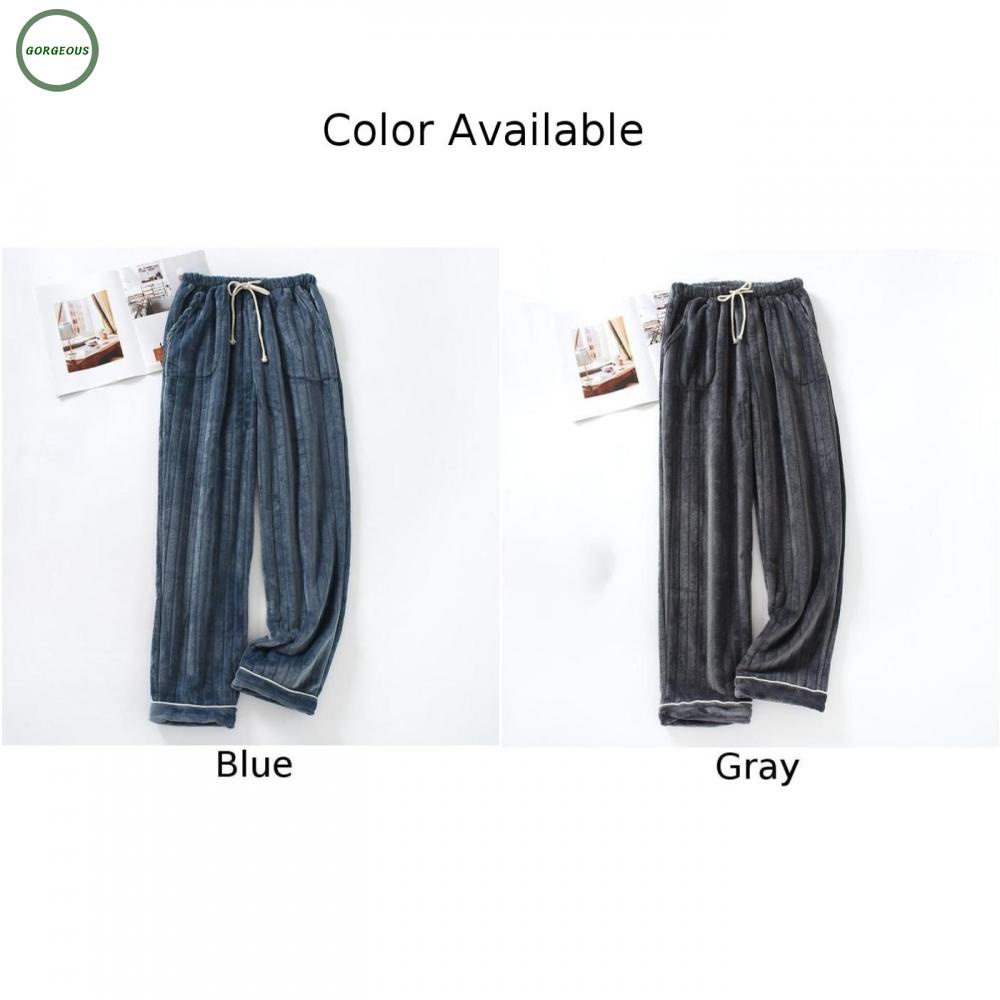 New Coming~Mens Pajama Pants Thick Fleece Lounge Soft Joggers Jogging Bottoms Loungewear#Home Essentialses