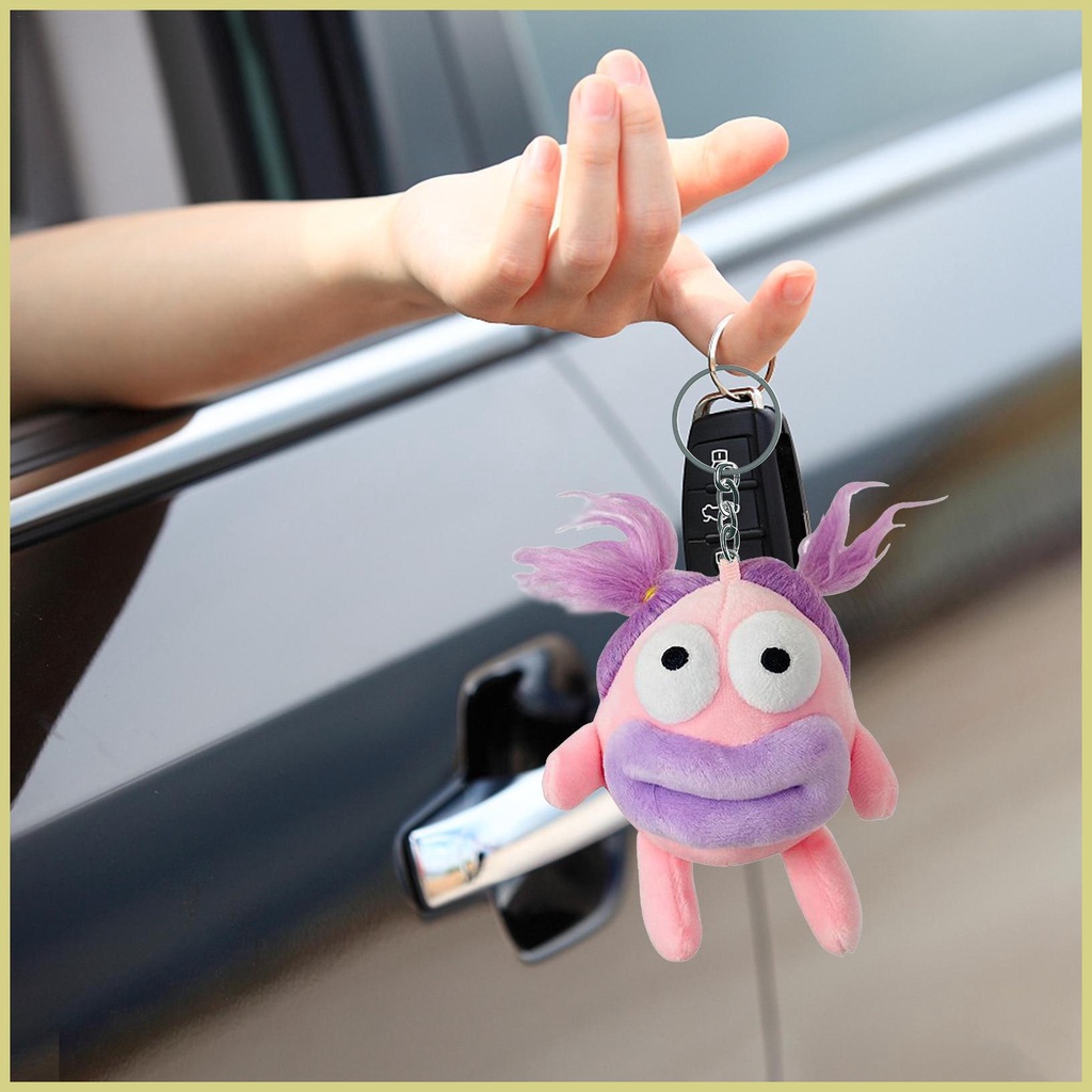 Móc Khóa Hình Xúc Xích Hoạt Hình Nhồi Bông Dành Cho Ba Lô Đi Học / Điện Thoại Di Động ke aseavn