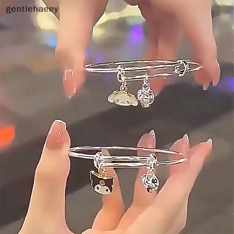Gent Vòng Đeo Tay sanrio Dễ Thương Có Chuông Chữ fu Đơn Giản Thời Trang Làm Quà Tặng Trang Sức Cho Cặp Đôi Bé Gái