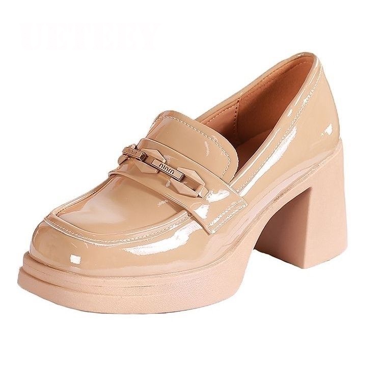 UETEEY  giày búp bê Mary Jane Lolita Đế da mềm đế êm thời trang Nhẹ nhàng Tiện lợi Hiện đại Độ bền cao Bảnh bao FLF23B0PWV 46Z231118