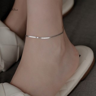 Luimo Lắc Chân Dạng Chuỗi Rắn Bằng Thép Không Gỉ Màu Bạc Quyến Rũ Cho Nam Và Nữ Bán Chạy