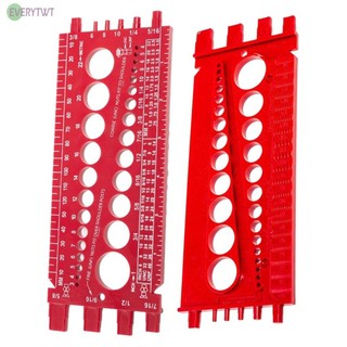 ✨✨✨Nut And Drill Bit Thread Screws Measuring Tool Metric Imperials Gauge Tester