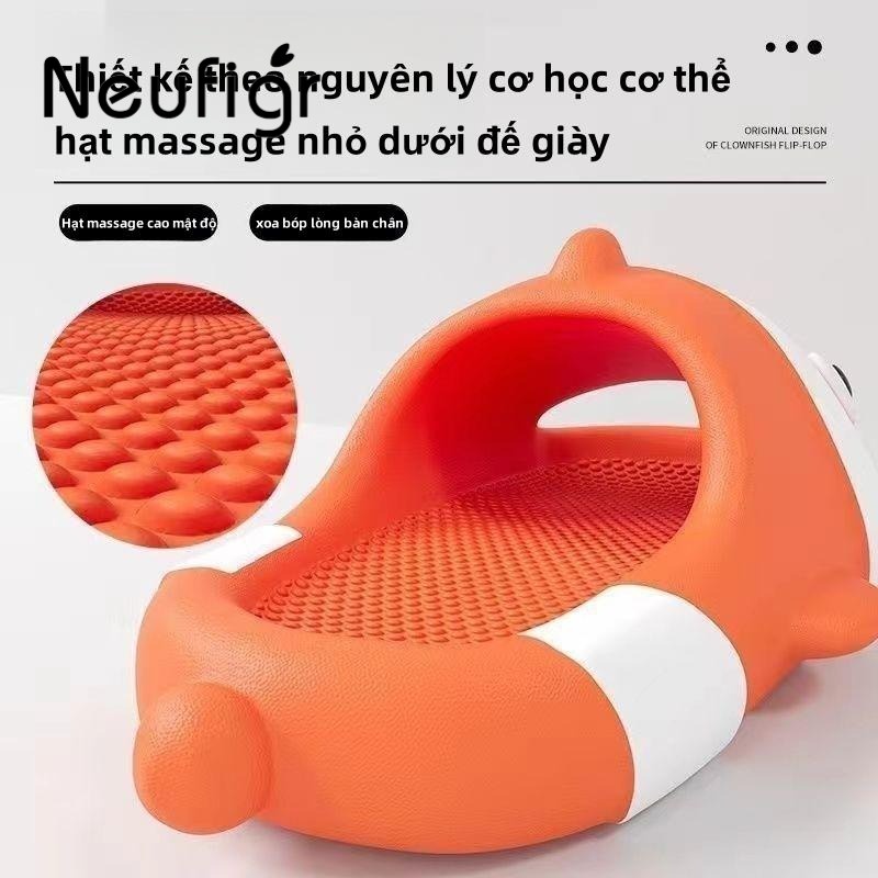 Thời trang mùa hè Dép cá hề Nemo 、dép cá koi đế bánh mì siêu nhẹ cho người lớn